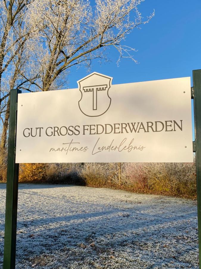 Gut Gross Fedderwarden, Ferienwohnung Emma Butjadingen Eksteriør bilde